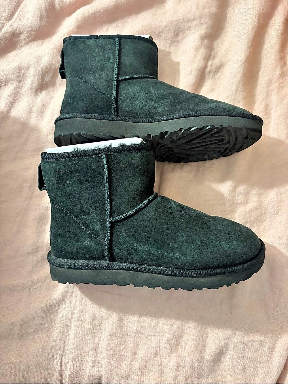Ugg Classic Mini Ii Mini Boots Black Womens Us 9